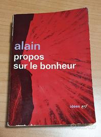 "Propos sur le bonheur" di Alain