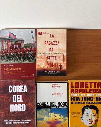 Lotto 5 libri sulla Nord Corea