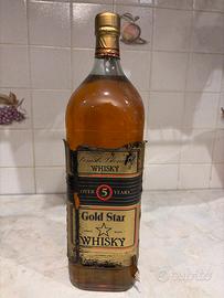 RARO Whisky Gold Star 2 Litri Vintage Anni '70