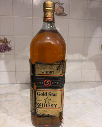 RARO Whisky Gold Star 2 Litri Vintage Anni '70
