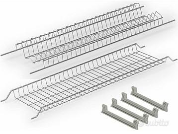 Kit scolapiatti acciaio inox da incasso