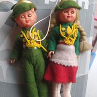 bamboline alpini vintage