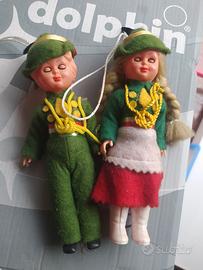 bamboline alpini vintage