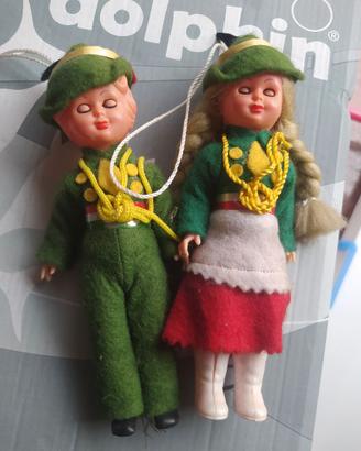 bamboline alpini vintage