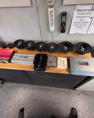 Impianto stereo/casse/amplificatori