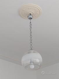 lampadario anni 60-70 vetro murano. perfetto.