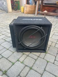 kit alpine amplificatore subwoofer
