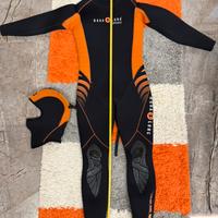 Muta umida Aqualung safaga più mezza muta da uomo