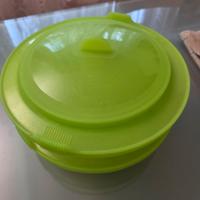 Lékué Vaporiera, 2 livelli + coperchio verde