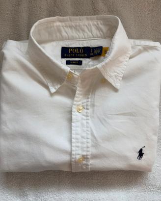 Camicia Oxford tinta in capo Slim-Fit