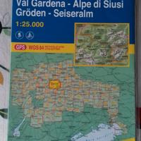 Carta escursionistica Val Gardena
