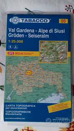 Carta escursionistica Val Gardena