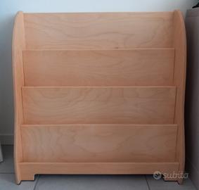 Libreria in legno artigianale