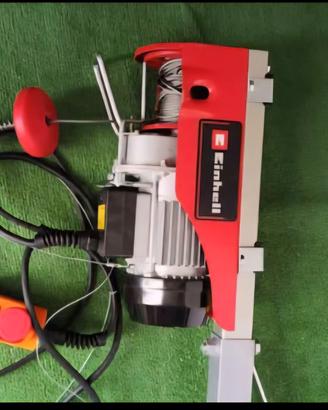 paranco elettrico e staffa