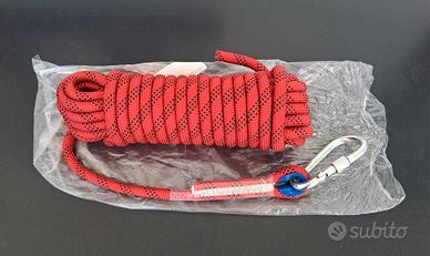 Corda con 1 moschettone, 10 mt., 12 mm., 2100kg