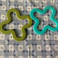 Set 2 sotto pentola ikea verde e verdeacqua azzurr