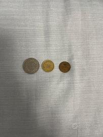 set tre monete
