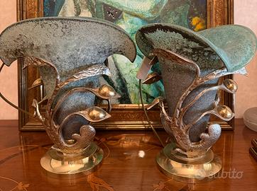 Coppia di lampade decorative