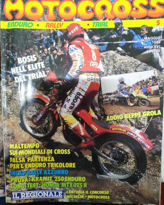 Rivista MOTOCROSS numero 5 del 1986