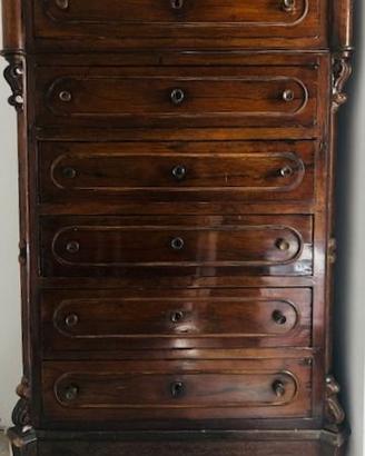 cassettiera palissandro