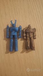 Lotto 2 robot vintage anni 80 - plastica rigida- 