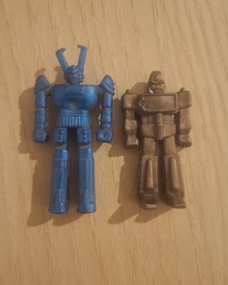 Lotto 2 robot vintage anni 80 - plastica rigida- 