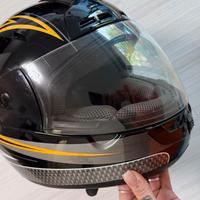 Casco moto B-Square nero giallo