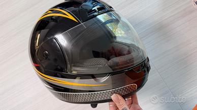 Casco moto B-Square nero giallo
