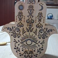 lampada mano di Fatima 