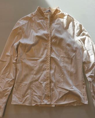 Camicia Nara Camicie con ricamo floreale - Avorio