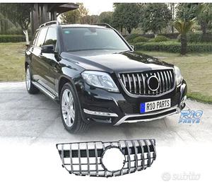 GRIGLIA MERCEDES GLK X204 12-15 LOOK AMG NERO LUCI
