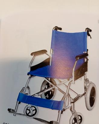 sedia a rotelle in alluminio
