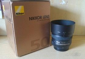 Obbiettivo Nikon 50mm 1.4 g