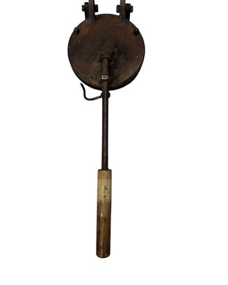 Antico stampo per ostie XIX secolo ferro battuto