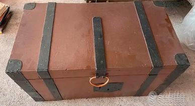 Baule Forziere Antico Cassapanca