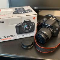 Canon EOS 2000D + obiettivo 18-55mm