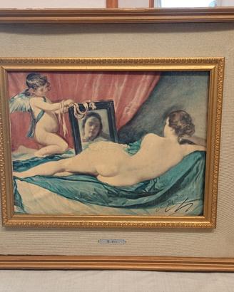 Stampa  quadro ,,Venere allo Specchio,, Velasquez 