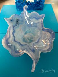 Vaso decorativo in cristallo di Murano