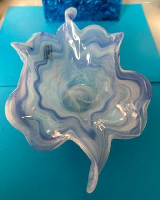 Vaso decorativo in cristallo di Murano