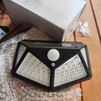 Lotto di 4 lampade a pannello solare 