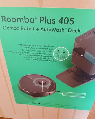 iRobot Roomba Plus 405 Combo + Stazione AutoWash