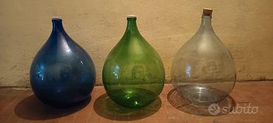 damigiane vetro per arredamento