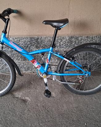 bici per ragazzo/ragazza colore azzurro con cambio