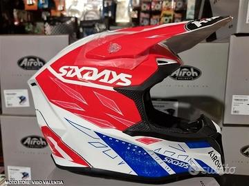 Airoh Casco MX Wraap Six Days France Gloss