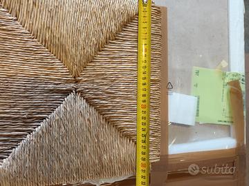 Sedili impagliati ( nuovi ) 