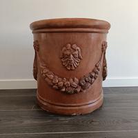 Coppia di vasi in terracotta toscana