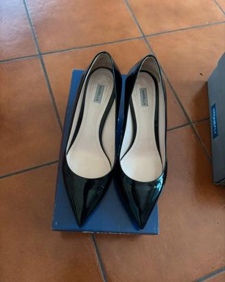 Scarpe Marella décolleté nere verniciate, num 37