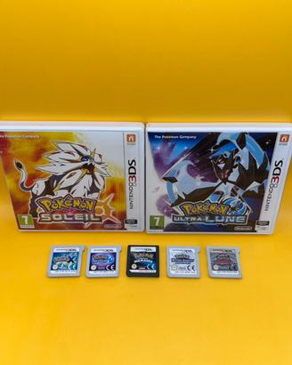 Giochi Pokemon cartucce nintendo 3ds 2ds ds