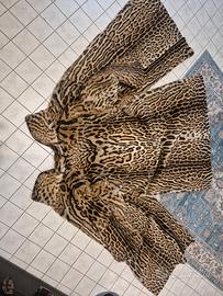 Pelliccia di ocelot leopardo