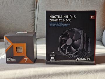 Cpu AMD Ryzen 7 7800X3D +Dissipatore NOCTUA NH-D15